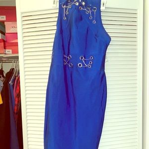 Blue Chain Dress